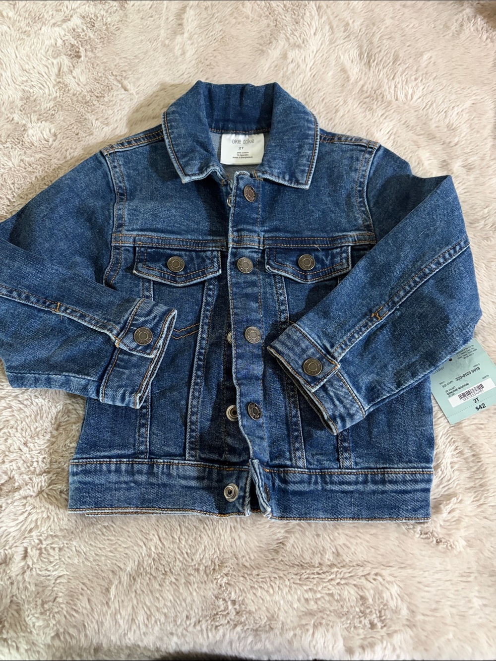 okie dokie Blue Kids Denim Jacket